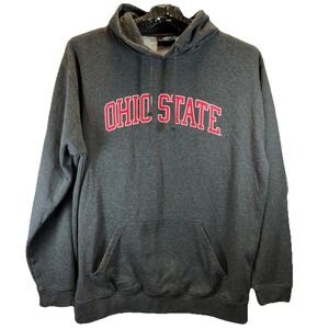 J America "Ohio State Buckeye" Football Men's XXLHoodie Gray Hoodie Pullover‎